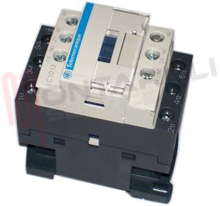Immagine di CONTATTORE 1NC+1NA 12A BOBINA 24VA LC1D12B7 50HZ AUX 3P