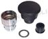 Immagine di PULSANTE FUNGO NERO 40MM D22 IMP. S/CONTATTO