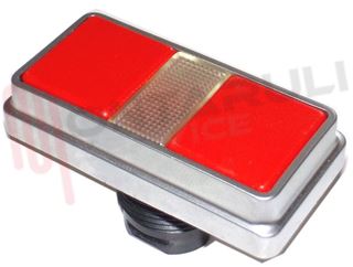 Immagine di PULSANTE DOPPIO ROSSO D22,5 S/CONTATTO