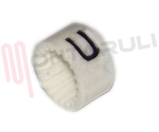 Immagine di ANELLINO IN GOMMA SEGNACAVI LETTERA U Ø6MM.
