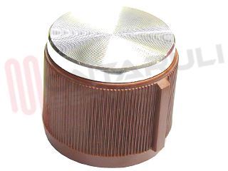 Immagine di MANOPOLA FUOCO ARANCIONE D.8MM. C/DENTINO