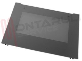 Immagine di VETRO FORNO ALT.465X595MM. A SPECCHIO ESTERNO CON STAFFE
