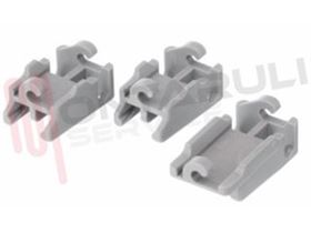 Visualizza i dettagli per AGGANCIO FERMAPIATTI KIT 3 PZ. Immagine di AGGANCIO FERMAPIATTI KIT 3 PZ.