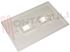 Immagine di PLACCA 2 POSTI PER PRESE RJ45 CAT5