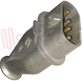 Visualizza i dettagli per SPINA PIATTA IN METALLO 3P+T 16A CON PASSACAVO Immagine di SPINA PIATTA IN METALLO 3P+T 16A CON PASSACAVO