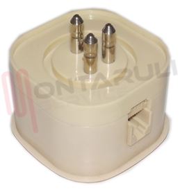 Visualizza i dettagli per SPINA E PRESA TELEFONICA C/PLUG 6/4 MULTIPLA EX.1420 Immagine di SPINA E PRESA TELEFONICA C/PLUG 6/4 MULTIPLA EX.1420