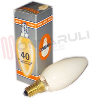 Immagine di LAMPADA OLIVA SMERIGLIATA E14 40W 230V SILICA MANDARINE T35