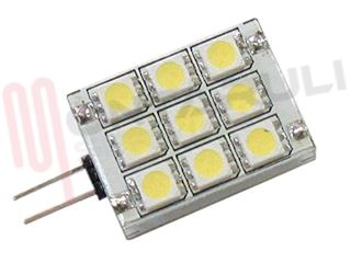Immagine di LAMPADA LED 1,5W G4 9 LED 12V BIANCO FREDDO