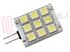 Immagine di LAMPADA LED 1,5W G4 9 LED 12V BIANCO FREDDO