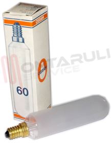 Visualizza i dettagli per LAMPADA TUBOLARE SMERIGLIATA E14 60W 230V ROHRE5 Immagine di LAMPADA TUBOLARE SMERIGLIATA E14 60W 230V ROHRE5