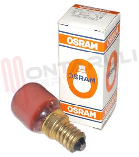 Immagine di LAMPADA PICCOLA PERA ROSSA E14 13W 230V
