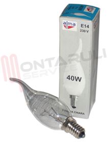 Visualizza i dettagli per LAMPADA COLPO DI VENTO 40W E14 CHIARA Immagine di LAMPADA COLPO DI VENTO 40W E14 CHIARA