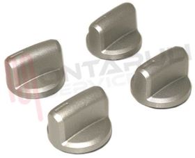 Visualizza i dettagli per KIT MANOPOLA FUOCO SILVER 4PZ. Immagine di KIT MANOPOLA FUOCO SILVER 4PZ.