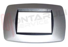 Visualizza i dettagli per PLACCA RETTANGOLARE 3 POSTI TITANIO SERIE MODO Immagine di PLACCA RETTANGOLARE 3 POSTI TITANIO SERIE MODO