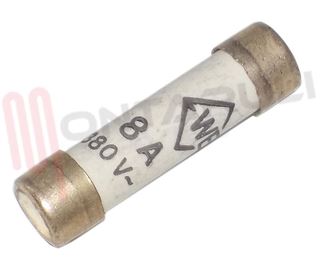 Immagine di FUSIBILE CILINDRICO CH8 GL/GG 8,5X 32 8A WEBER