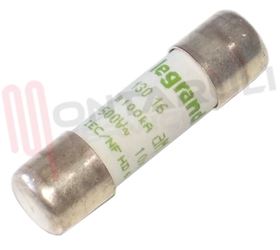 Visualizza i dettagli per FUSIBILE CILINDRICO AM 10,3X38MM 16A 500V SENZA PERCUSSORE Immagine di FUSIBILE CILINDRICO AM 10,3X38MM 16A 500V SENZA PERCUSSORE