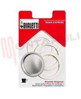 Immagine di GUARNIZIONE + FILTRO 4 TZ. MOKA EXPRESS/DAMA/BREAK