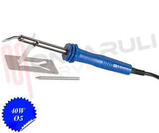 Immagine di SALDATORE A PENNA 40W 220V CON 2 PUNTE Ø5MM.