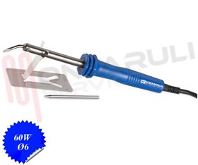 Visualizza i dettagli per SALDATORE A PENNA 60W 220V CON 2 PUNTE Ø6MM. Immagine di SALDATORE A PENNA 60W 220V CON 2 PUNTE Ø6MM.