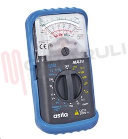 Visualizza i dettagli per MULTIMETRO ANALOGICO ASITA CAT.II Immagine di MULTIMETRO ANALOGICO ASITA CAT.II