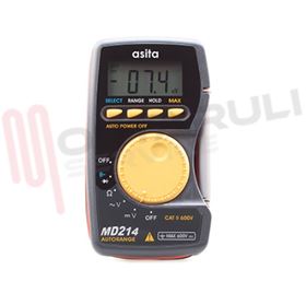 Visualizza i dettagli per MULTIMETRO DIGITALE ASITA CAT.II Immagine di MULTIMETRO DIGITALE ASITA CAT.II