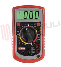 Visualizza i dettagli per MULTIMETRO DIGITALE VALEX MOD.P6000 CAT.II Immagine di MULTIMETRO DIGITALE VALEX MOD.P6000 CAT.II