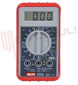 Visualizza i dettagli per MULTIMETRO DIGITALE VALEX MOD.P4500 CAT.II Immagine di MULTIMETRO DIGITALE VALEX MOD.P4500 CAT.II