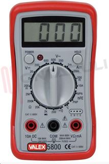 Immagine di MULTIMETRO DIGITALE VALEX MOD.P5800 CAT.II