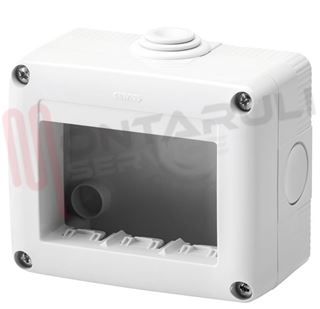Immagine di CONTENITORE 3 POSTI ORIZZONTALE S/PORTEL. 99X82X55