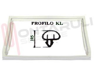 Immagine di GUARNIZIONE AMAGNETICA BIANCA 0268X498MM. SEZ.KL