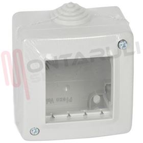 Visualizza i dettagli per CONTENITORE 2 POSTI ORIZZONTALE ESTERNO S/PORTELLO Immagine di CONTENITORE 2 POSTI ORIZZONTALE ESTERNO S/PORTELLO