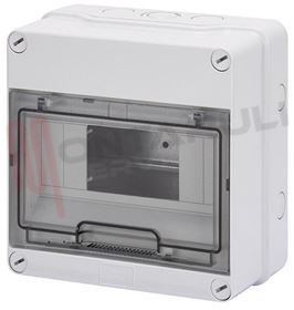 Visualizza i dettagli per CENTRALINO PARETE IP55 8 MODULI P/TRASP. Immagine di CENTRALINO PARETE IP55 8 MODULI P/TRASP.