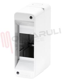 Visualizza i dettagli per CENTRALINO PARETE IP40 2 MODULI S/PORTA Immagine di CENTRALINO PARETE IP40 2 MODULI S/PORTA