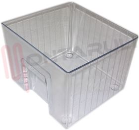 Visualizza i dettagli per CASSETTO VERDURA TRASPARENTE 295/285X282XH.232/212MM. Immagine di CASSETTO VERDURA TRASPARENTE 295/285X282XH.232/212MM.