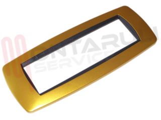 Immagine di PLACCA RETTANGOLARE 7 POSTI GIALLO PERLA SERIE MODO