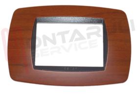 Visualizza i dettagli per PLACCA RETTANGOLARE 3 POSTI CILIEGIO SERIE MODO Immagine di PLACCA RETTANGOLARE 3 POSTI CILIEGIO SERIE MODO