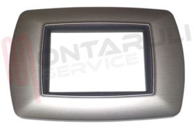 Visualizza i dettagli per PLACCA RETTANGOLARE 3 FORI ACCIAIO SATINATO LIFE Immagine di PLACCA RETTANGOLARE 3 FORI ACCIAIO SATINATO LIFE