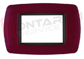 Visualizza i dettagli per PLACCA RETTANGOLARE 3 FORI AMARANTO SERIE LIFE Immagine di PLACCA RETTANGOLARE 3 FORI AMARANTO SERIE LIFE