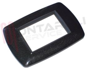 Visualizza i dettagli per PLACCA RETTANGOLARE 3 FORI NERA GLITTER SERIE LIFE Immagine di PLACCA RETTANGOLARE 3 FORI NERA GLITTER SERIE LIFE