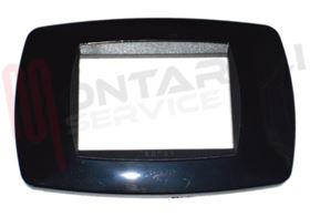 Visualizza i dettagli per PLACCA RETTANGOLARE 3 POSTI NERO SOFT SERIE MODO Immagine di PLACCA RETTANGOLARE 3 POSTI NERO SOFT SERIE MODO
