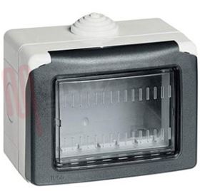 Visualizza i dettagli per CONTENITORE 3 POSTI PARETE CROSS PLEXO C/SPORTELLO Immagine di CONTENITORE 3 POSTI PARETE CROSS PLEXO C/SPORTELLO