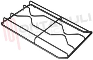 Immagine di GRIGLIA 2 FUOCHI PIATTINA 410X258X44MM. NERA ARISTON