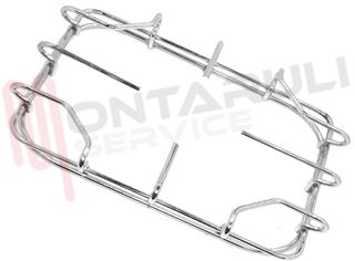 Immagine di GRIGLIA 1 FUOCO FILO 225X144MM. CROMATA STAR