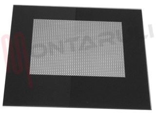 Immagine di VETRO FORNO ALT.400X430MM. NERO ESTERNO TECNOGAS