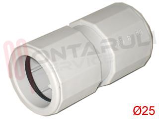 Immagine di MANICOTTO TUBO-TUBO D25MM. GRIGIO IP65 SERIE MORBIDX