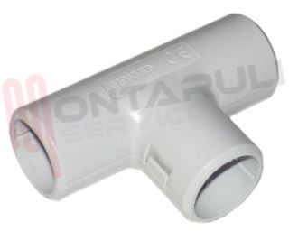 Immagine di GIUNTO A "T" PER TUBO D.16MM. ISPEZIONABILE GRIGIO