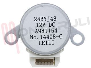 Immagine di MOTORINO DEFLETTORE 24BYJ48 12V DC A981154 LEILI
