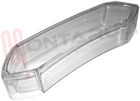 Visualizza i dettagli per BALCONCINO PORTABOTTIGLIE TRASPARENTE 470X110/120X90MM. Immagine di BALCONCINO PORTABOTTIGLIE TRASPARENTE 470X110/120X90MM.