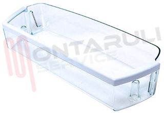 Immagine di BALCONCINO BOTTIGLIE TRASPARENTE 495X183X102MM.