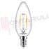 Immagine di LAMPADA OLIVA LED CHIARA E14 2W 230V 2700°K 245LM